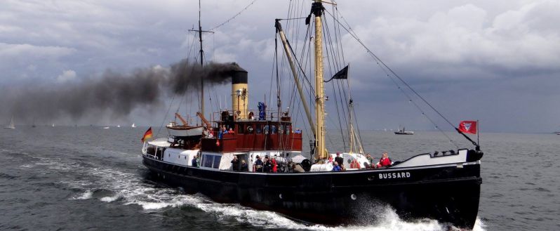 Historisches Dampfschiff Bussard