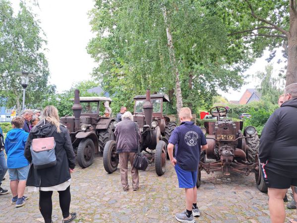 Lanz Bulldog wird angeheizt